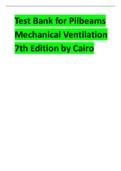 Test Bank for Pilbeams Mechanical Ventilation 7th Edition by Cairo latest updated version with complete chapters 