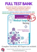 Test Bank For Timby's Introductory Medical-Surgical Nursing 13th Edition by Loretta A. Donnelly-Moreno, Brigitte Moseley 9781975172237 Chapter 1-72 Complete Guide.