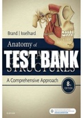 Test Bank For Anatomy of Orofacial Structures: A Comprehensive Approach 8th Edition by Richard W. Brand , Donald E. Isselhard: ISBN-13 978-0323480239, A+ guide.