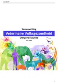 Uitgebreide samenvatting Veterinaire Volksgezondheid - HC's, WC's, PR en zelfstudie