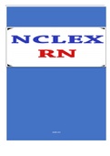 NCLEX RN QUESTIONS AND ANSWERS TESTBANK.NCLEX RN QUESTIONS AND ANSWERS TESTBANK 2023