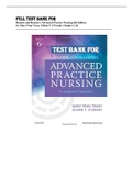 TEST BANK FOR Hamric and Hanson's Advanced Practice Nursing 6th Edition by Mary Fran Tracy, Eileen T. O'Grady |Complete Guide A+