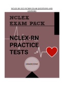 |NCSBN EXAM 2023 |NCLEX RN 2023 NCSBN EXAM QUESTIONS AND ANSWERS| COMPLETE GUIDE |