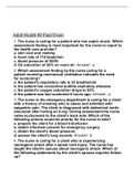 Adult Health III Final Exam Guide