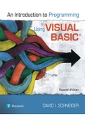 ICT2611 Book: Programming with Visual Basic. David I. Schneider, 2021. Edition 1st. 