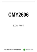 CMY2606 EXAM PACK 2023