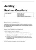 Revision Exam 4 Q & A