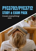 PYC3702 Study and Exam Pack (2023) Covers everything!
