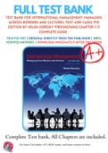 Test Bank For International Management: Managing Across Borders and Cultures, Text and Cases 9th Edition By Helen Deresky 9780134376042 Chapter 1-11 Complete Guide .