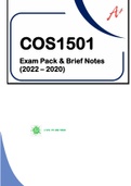 COS1501 - PAST EXAM PACK SOLUTIONS & BRIEF NOTES