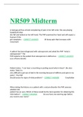 NR509 / NR 509 Midterm Exam (2023): Advanced Physical Assessment - Chamberlain