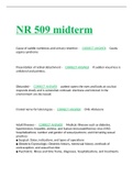 NR509 / NR 509 Midterm Exam (Latest 2022 / 2023): Advanced Physical Assessment - Chamberlain