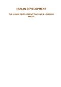Samenvatting boek Ontwikkelingspsychologie 2023 (THE HUMAN DEVELOPMENT TEACHING & LEARNING GROUP )