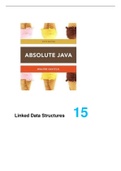 Linked Data Structures in java