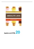 Exam (elaborations) java Applets and HTML 