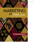 MNM2615  Prescribed Book: Marketing In Africa. Makhitha K (PDF Format) 