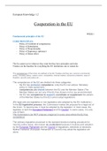 Summary  1.2 Cooperation in the EU from the Policy Cycle to the Cohesion Fund