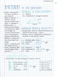 Grade 12 Physics Notes & summary 