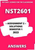 NST2601 Assignment 2 (Solutions) Year Module 2023 *Distinction guaranteed! 