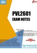 PVL2601 EXAM NOTES 2023