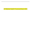ATI RN MENTAL HEALTH EXAM QUESTIONS AND ANSWERS