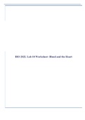 BIO 202L LAB Worksheets PACKAGE (LAB 10- LAB 18) Compiled | best Exam bundle for quick study (100% correct).