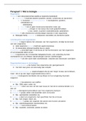 Samenvatting biologie voor jou - VWO 4 - thema 1; Inleiding in de biologie