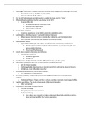 Class notes of Psychology 150 chapters 1-3