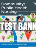 Community Public Health Nursing Promoting the Health of Populations 7th Edition Nies Test Bank ISBN:978-0323528948|Complete Test bank|1 - 34 Chapter.