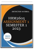 HRM2605 ASSIGNMENT 1 SEMESTER 1 2023