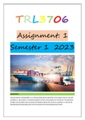 TRL3706 ASSIGNMENT 1 S1 2023
