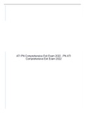 ATI PN Comprehensive Exit Exam 2022 , PN ATI Comprehensive Exit Exam 2022