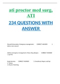 ATI Med-Surg Proctored  TEST BANK WITH MORE THAN 3000 QUESTIONS WITH ANSWER 