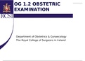 obgyn- obstetric examination royal college of surgeons ireland
