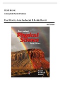 Test Bank - Conceptual Physical Science, 6th Edition (Hewitt, 2017), Chapter 1-28 | All Chapters