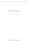 Prophecy RN Pharmacology A