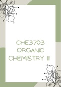 CHE3703 - Organic Chemistry III