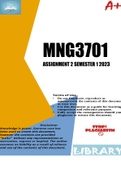 MNG3701 ASSIGNMENT 2 SEMESTER 1 2023