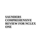 SAUNDERS COMPREHENSIVE REVIEW FOR NCLEX ONE | SAUNDERS COMPREHENSIVE REVIEW FOR NCLEX THREE | SAUNDERS COMPREHENSIVE REVIEW FOR THE NCLEX-PN EXAMINATION 7TH EDITION By LINDA ANNE SILVESTRI and ANGELA ELIZABETH SILVESTRI ISBN: 978-0-323-48488-6 & Silvestri