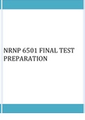 NRNP 6501 FINAL TEST PREPARATION BY EXPERT ANSWERS. DOWNLOAD TO SCORE A. 