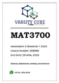 MAT3700 Assignment 2 Semester 1 2023