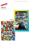 Volledige samenvatting Woordvoerder: Mediaexplosie, reader & Marketingcommunicatie