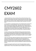 CMY2602 EXAM Answers with references 