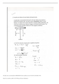 PHYSICS 4A Calculus based Physics - Irvine Valley College_Exam 2A Practice Solution