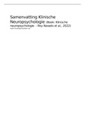 Samenvatting Klinische neuropsychologie, ISBN: 9789024444779  Klinische Neuropsychologie
