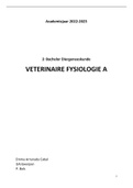 Veterinaire fysiologie A