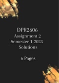 DPR2602: Writing for Public Relations II:  Assignment 2 Semester 1 2023 