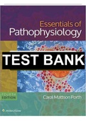 TEST BANK FOR  Pathophysiology  PACKAGE DEAL