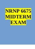 NRNP 6675 Midterm Exam