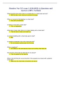 Hondros Nur 212 exam 1 (GRADED A) Questions and Answers (100% Verified)